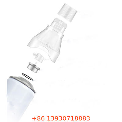 पूर्ण एयरोसोल ऑक्सीजन स्प्रे सिस्टम मास्क, टोपी और एक्ट्यूएटर सेट चेहरे, त्वचा और कल्याण चिकित्सा के लिए