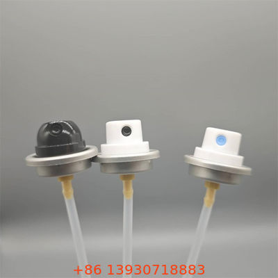 प्रीमियम सिल्की-मिस्ट एंटीपर्सपिरेंट स्प्रे वाल्व, लग्जरी पर्सनल केयर ब्रांड्स के लिए, स्पर्शनीय एक्चुएटर और सर्व-दिशात्मक स्प्रे तकनीक के साथ