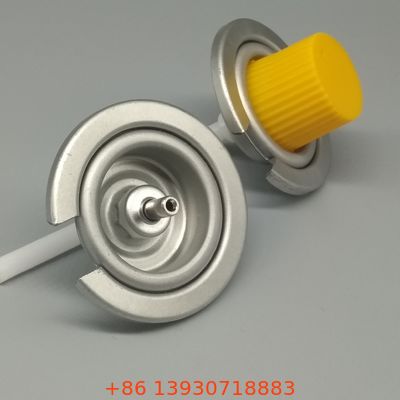 टिकाऊ धातु ब्यूटेन गैस कारतूस वाल्व – भारी-भरकम उपयोग के लिए लंबे समय तक चलने वाला वाल्व।