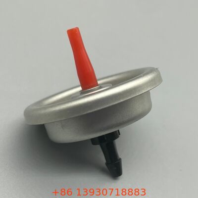 प्लास्टिक स्टेम के साथ ब्यूटेन गैस रीफिल कैन के लिए हल्का गैस रीफिल एयरोसोल वाल्व