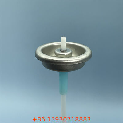 1 इंच मापा एयरोसोल वाल्व मापा वितरण प्रणाली और अनुकूलन योग्य actuator रंग के साथ