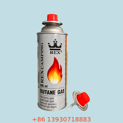 रेड कवर के साथ 227g पोर्टेबल गैस कार्ट्रिज वाल्व सामान्य अनुप्रयोग टिन के डिब्बे