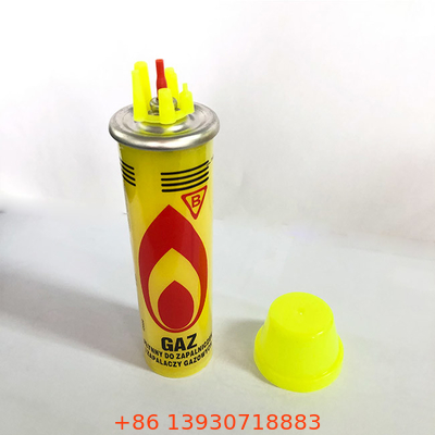 टॉर्च किचन और BBQ के लिए कॉम्पैक्ट साइज़ 80ml ब्यूटेन गैस लाइटर रिफिल