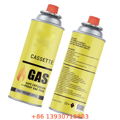 कैम्पिंग, पिकनिक और टेबलटॉप खाना पकाने के लिए लाल टोपी वाला ब्यूटेन गैस स्टोव एरोसोल वाल्व