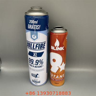 Empty Butane Fuel Canisters Ready-to-Fill Vessels for Premium Fuel