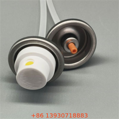 अल्ट्रा-फाइन मिस्ट और एंटी-क्लोज टेक्नोलॉजी के साथ लक्जरी स्टाइलिंग उत्पादों के लिए एक्ट्यूएटर के साथ पेशेवर सैलून-ग्रेड हेयर शीन स्प्रे वाल्व