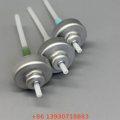 प्रिसिज़डोज़ 20mm मापित एरोसोल वाल्व प्लास्टिक स्टेम और एक्चुएटर के साथ सुसंगत मापा स्प्रे