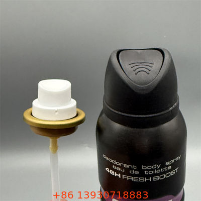 पर्यावरण के अनुकूल सामग्री के साथ प्राकृतिक उत्पादों के लिए टिकाऊ डिओडोरेंट बॉडी स्प्रे वाल्व