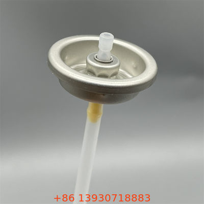 एल्यूमीनियम डिओडोरेंट स्प्रे वाल्व 53mm प्राकृतिक शरीर स्प्रे के लिए