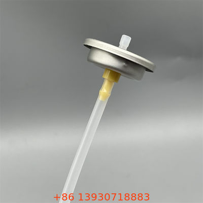 एल्यूमीनियम डिओडोरेंट स्प्रे वाल्व 53mm प्राकृतिक शरीर स्प्रे के लिए