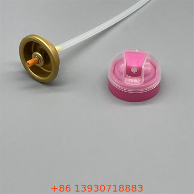 शरीर देखभाल उत्पादों के लिए एल्यूमीनियम डिओडोरेंट स्प्रे वाल्व 53 मिमी