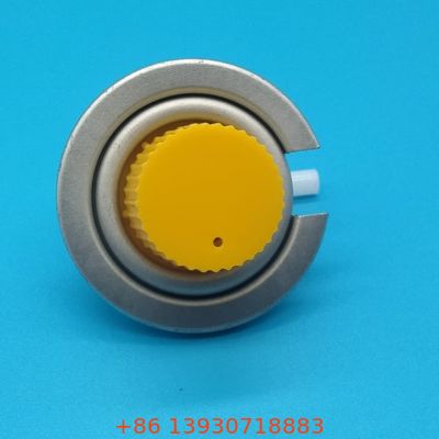 Advanced Medical-Grade Gas Canister Valve for Therapeutic Oxygen Cylinders with Pin-Index Safety System