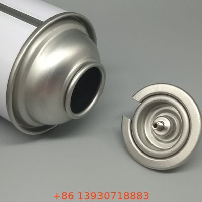 पोर्टेबल स्टोव के साथ संगत लीक विरोधी वाल्व के साथ ब्यूटेन गैस कारतूस