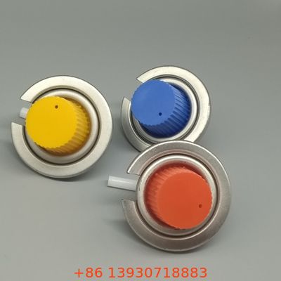 पोर्टेबल स्टोव के साथ संगत लीक विरोधी वाल्व के साथ ब्यूटेन गैस कारतूस