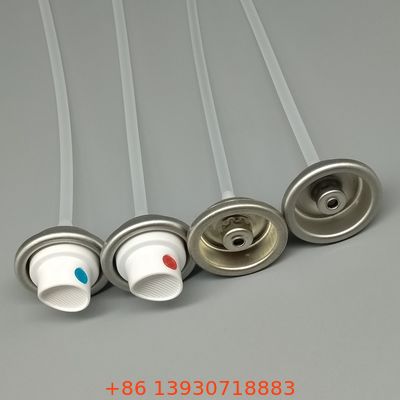 एयरोसोल कैन के लिए महिला स्प्रे पेंट वाल्व आवेदन औद्योगिक और DIY उपयोग के लिए एंटी-लीक पेंट डिस्पेंसर वाल्व