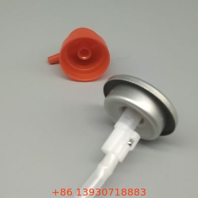 विश्वसनीय प्रवाह नियंत्रण के साथ सभी दिशा स्प्रे के लिए एयरोसोल वाल्व