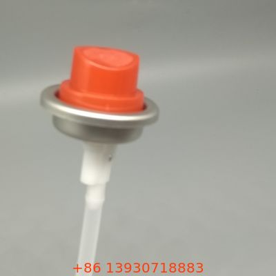 विश्वसनीय प्रवाह नियंत्रण के साथ सभी दिशा स्प्रे के लिए एयरोसोल वाल्व