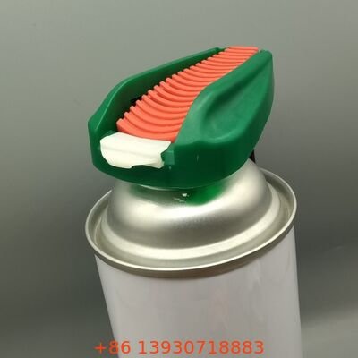 सटीक लक्षित छिड़काव के लिए लंबी एक्सटेंशन स्ट्रॉ के साथ एरोसोल ट्रिगर एक्चुएटर