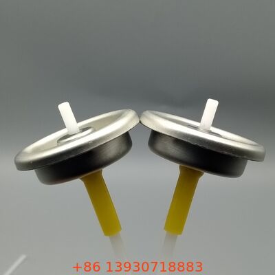 नियंत्रित वितरण के लिए सटीक 1 इंच प्लास्टिक और धातु स्टेम मीटरिंग एरोसोल वाल्व