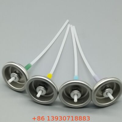 एयर फ्रेशर स्प्रे और गंध नियंत्रण के लिए एक्ट्यूएटर के साथ एयरोसोल मीटरिंग वाल्व