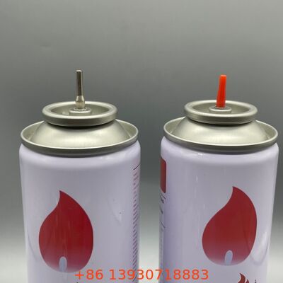 भारी शुल्क रिफिल गैस वाल्व अधिकांश मानक ब्यूटेन लिटर के साथ संगत