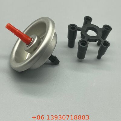 प्लास्टिक स्टेम के साथ ब्यूटेन गैस रीफिल कैन के लिए हल्का गैस रीफिल एयरोसोल वाल्व