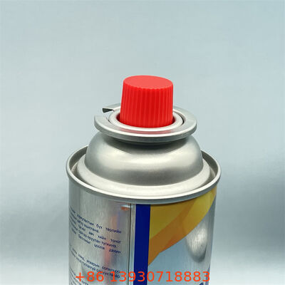 बाहरी शौकियों के लिए उच्च दृश्यता लाल टोपी पोर्टेबल गैस स्टोव वाल्व