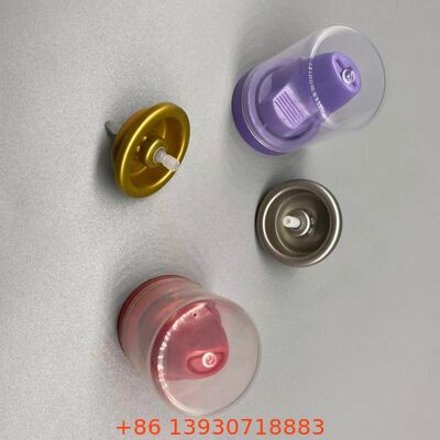 इनवर्टेड डिस्पेंसिंग सिस्टम एयरोसोल हेयर मॉस वाल्व के साथ संक्षारण प्रतिरोधी एल्यूमीनियम और 360 डिग्री कार्यक्षमता