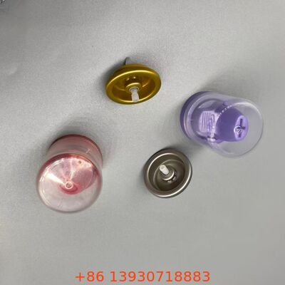 बालों के मऊस के लिए 360 डिग्री कार्यक्षमता के साथ उल्टा वितरण संक्षारण प्रतिरोधी एयरोसोल स्प्रे वाल्व