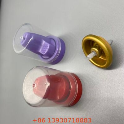 बालों के मऊस के लिए 360 डिग्री कार्यक्षमता के साथ उल्टा वितरण संक्षारण प्रतिरोधी एयरोसोल स्प्रे वाल्व