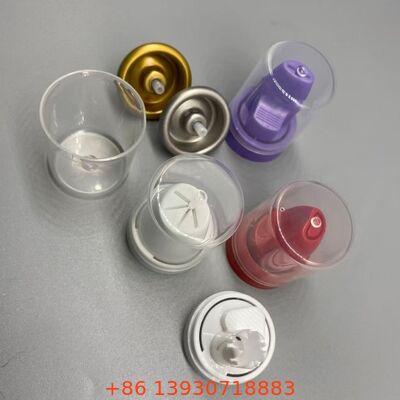 एल्यूमीनियम निर्माण संक्षारण प्रतिरोधी एयरोसोल स्प्रे वाल्व 360-डिग्री कार्यक्षमता के साथ हेयर मूस के लिए