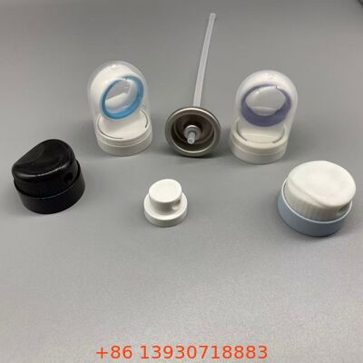 एयरोसोल सनस्क्रीन वाल्व के लिए क्लोज-प्रतिरोधी नोजल, लीक-प्रूफ सील और 360 डिग्री ऑपरेशन के साथ सनकेयर स्प्रे उत्पाद