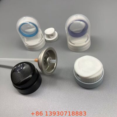 नियंत्रित आउटपुट तकनीक, क्लोज-प्रतिरोधी नोजल और 360 डिग्री ऑपरेशन के साथ एरोसोल सनस्क्रीन स्प्रे वाल्व