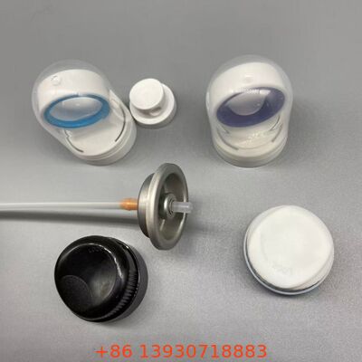 सनस्क्रीन एयरोसोल वाल्व के साथ स्वच्छता कवर लीक-प्रूफ सील और सन प्रोटेक्शन स्प्रे के लिए 360 डिग्री ऑपरेशन