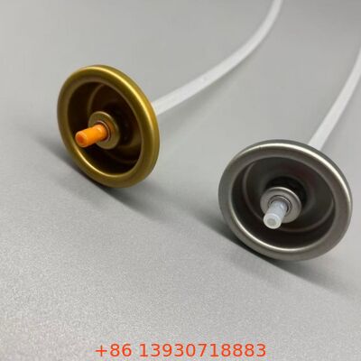 लीक-प्रूफ और क्लोज-प्रतिरोधी डीओडोरेंट बॉडी स्प्रे वाल्व 360° डिस्पेंसिंग टेक्नोलॉजी के साथ और स्टैंडर्ड एल्यूमीनियम डिब्बों के लिए यूनिवर्सल फिट