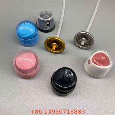 लीक-प्रूफ और क्लोज-प्रतिरोधी डीओडोरेंट बॉडी स्प्रे वाल्व 360° डिस्पेंसिंग टेक्नोलॉजी के साथ और स्टैंडर्ड एल्यूमीनियम डिब्बों के लिए यूनिवर्सल फिट