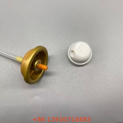 एयरोसोल बॉडी स्प्रे वाल्व 360° वितरण, लीक-प्रूफ सील, और एक इंच आकार के साथ डीओडोरेंट और फ्रांगेंस अनुप्रयोगों के लिए