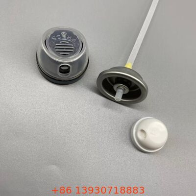 लीक-प्रूफ और क्लोज-रेसिस्टेंट एयरोसोल बॉडी स्प्रे वाल्व 360° डिस्पेंसिंग टेक्नोलॉजी के साथ और स्टैंडर्ड एल्यूमीनियम डिब्बों के लिए यूनिवर्सल फिट