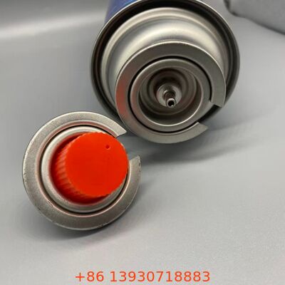 पोर्टेबल खाना पकाने के उपकरण के लिए लगातार प्रवाह नियंत्रण के साथ एक इंच लीक-प्रूफ एयरोसोल ब्यूटेन वाल्व