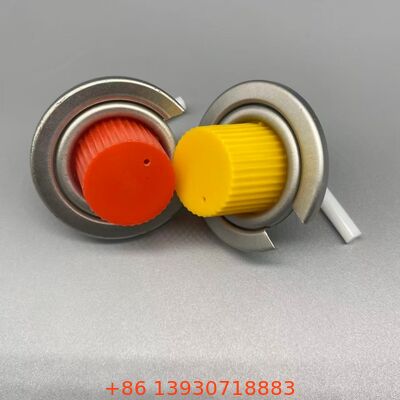 पोर्टेबल स्टोव और औद्योगिक सॉल्वैंट्स के लिए रिसाव प्रतिरोधी डिजाइन के साथ 1-इंच टिनप्लेट ब्यूटेन गैस वाल्व