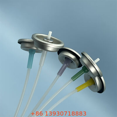 मीटर वाले डोज़ स्प्रे एरोसोल उत्पादों के लिए एल्यूमीनियम कप 1 इंच मीटरीकृत एरोसोल वाल्व