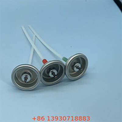 फार्मास्यूटिकल्स और सौंदर्य प्रसाधनों के लिए रासायनिक-प्रतिरोधी सटीक खुराक के साथ 1-इंच मेटल स्टेम मीटरीकृत एरोसोल वाल्व