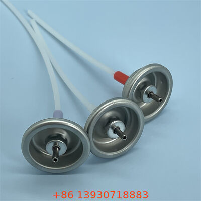 लीक प्रतिरोध के लिए धातु स्टेम और समायोज्य स्प्रे दर के साथ प्रिसिजन मीटरीड एयरोसोल वाल्व