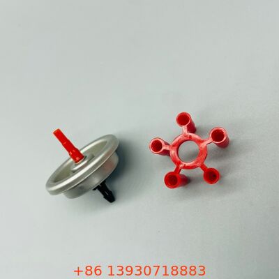 रिफिल कैन के लिए उच्च परिशुद्धता 1 इंच प्लास्टिक स्टेम ब्यूटेन लाइटर गैस एरोसोल वाल्व