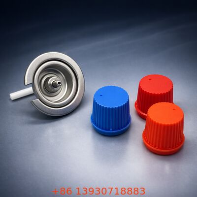 1-इंच टिनप्लेट ब्यूटेन रिफिल वाल्व विश्वसनीय नियंत्रित वितरण के लिए