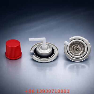 1-इंच टिनप्लेट ब्यूटेन रिफिल वाल्व विश्वसनीय नियंत्रित वितरण के लिए