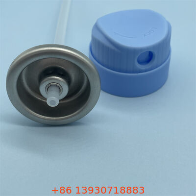 एक इंच का सनस्क्रीन एयरोसोल वाल्व, पूर्ण शरीर की सुरक्षा के लिए अवरुद्ध प्रतिरोधी नोजल और 360 डिग्री ऑपरेशन के साथ