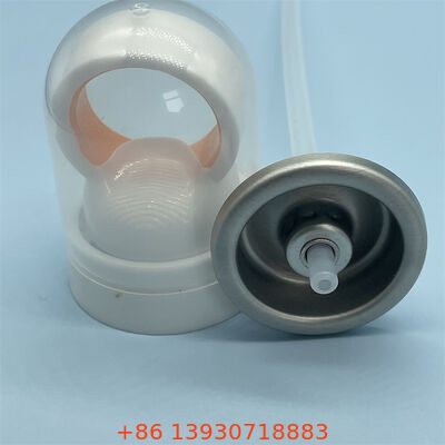 एक इंच का सनस्क्रीन एयरोसोल वाल्व, पूर्ण शरीर की सुरक्षा के लिए अवरुद्ध प्रतिरोधी नोजल और 360 डिग्री ऑपरेशन के साथ