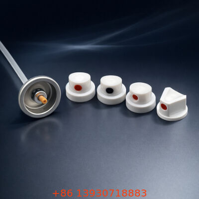 प्री-फिनिश्ड कलर डिज़ाइन के साथ हाई-सीलिंग मेल एरोसोल पेंट वाल्व