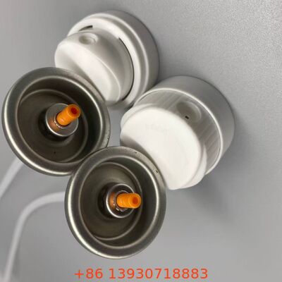 लक्षित जड़ अनुप्रयोग के लिए एक्चुएटर के साथ ड्राई शैम्पू एरोसोल वाल्व